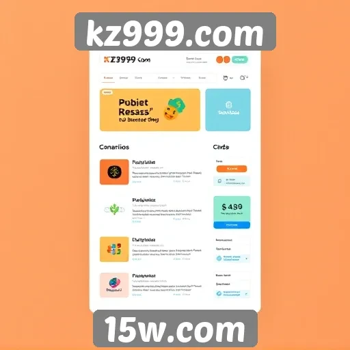 Análise da interface de usuário do kz999.com